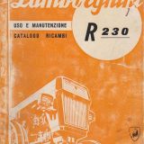 Libretto originale Lamborghini R 230